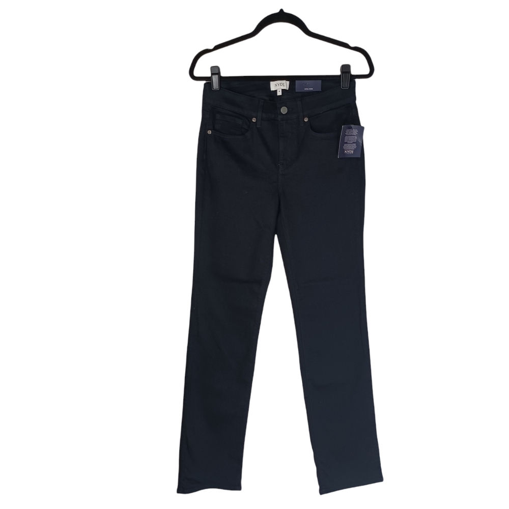 NYDJ Dark Blue Wash Marilyn Straight Leg Lift x Tuck Tech Jean Pants 4 NWT